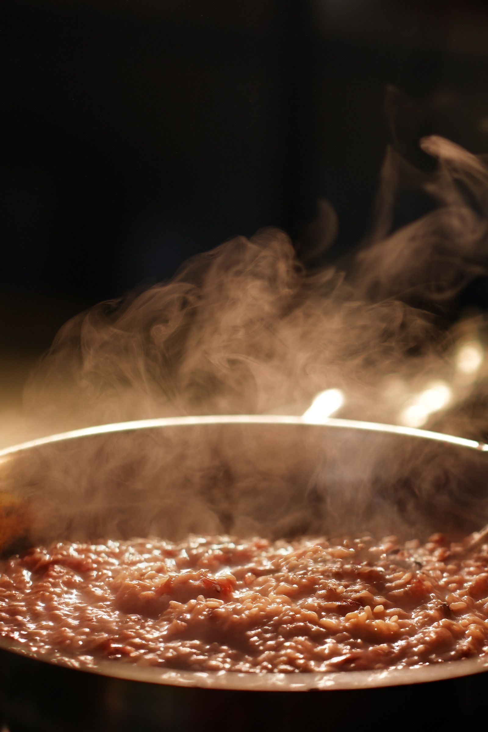 Risotto dampfend aus der Pfanne – Handwerk und Sorgfalt in der Küche